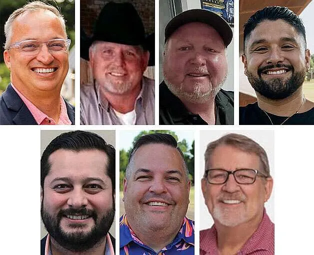 Seven men competing for two Springdale City Council seats in Nov. 3 election