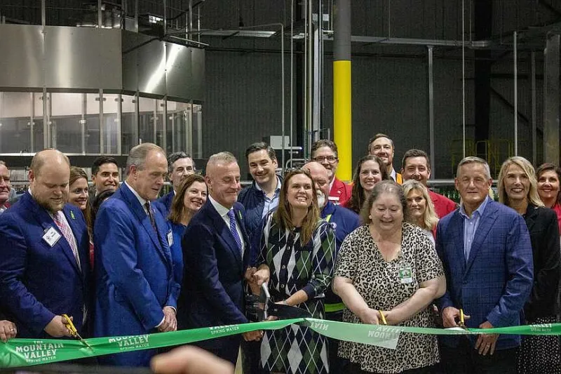 Mountain Valley Spring Water opens new bottling facility