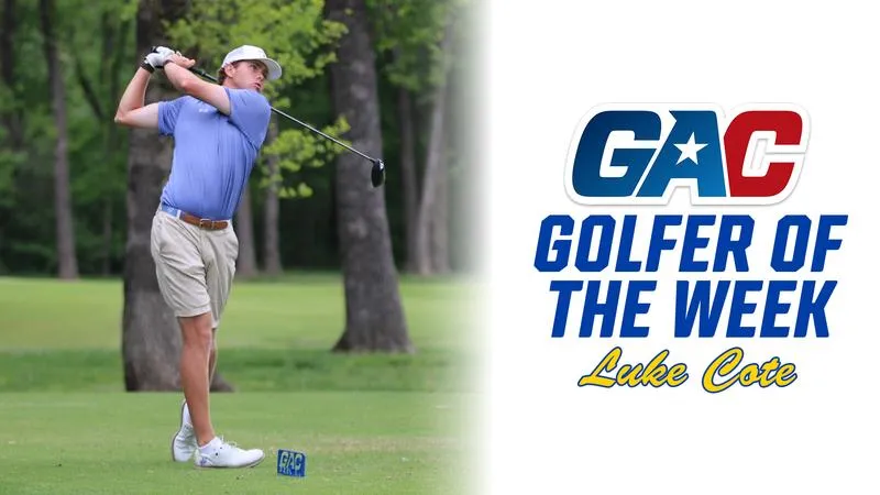 Cote Tabbed GAC Golfer of the Week for Second Time