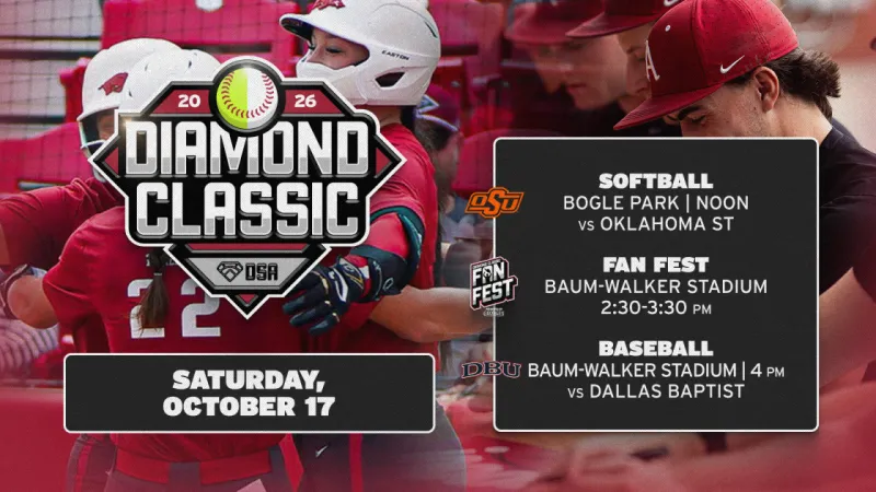 Hogs' Diamond Classic Clash with Oklahoma State Moved to Noon