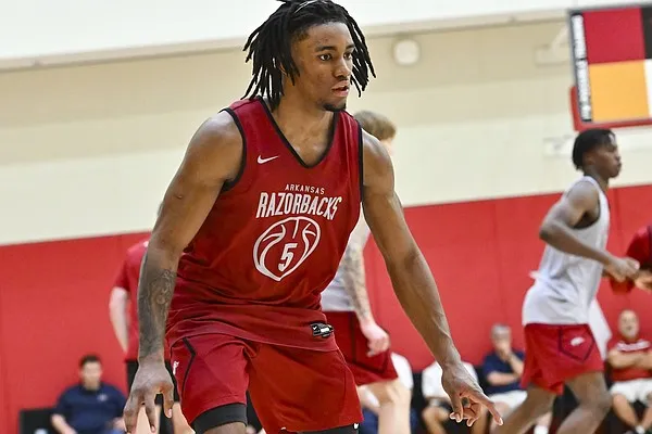 Jeremiah Wilkinson's importance to Arkansas basketball a topic at SEC Media Days