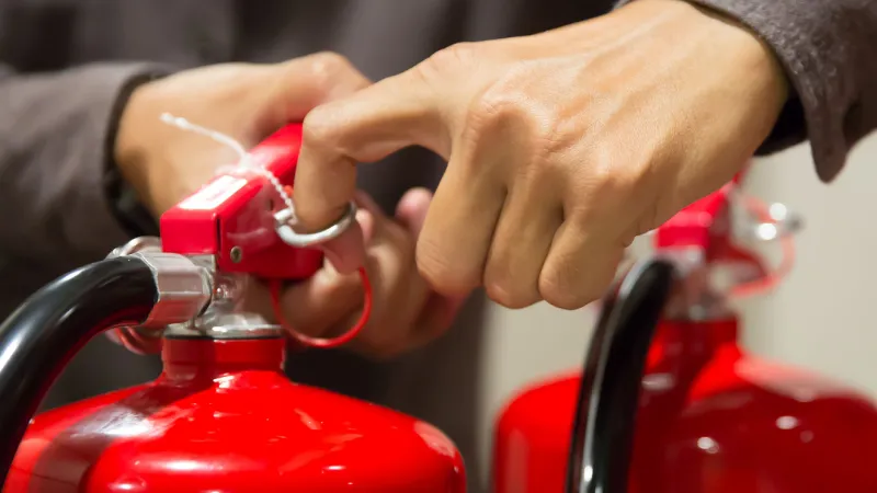 Experts show best fire extinguisher practices during national fire prevention month
