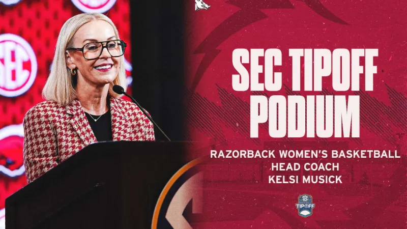 WATCH: Kelsi Musick Takes the Podium at the SEC Tipoff