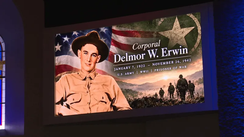 Arkansas family finally lays WWII POW Cpl. Delmor Erwin to rest after 84 years