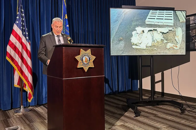 Arkansas man identified as Las Vegas homicide victim found stuffed in barrel in Lake Mead