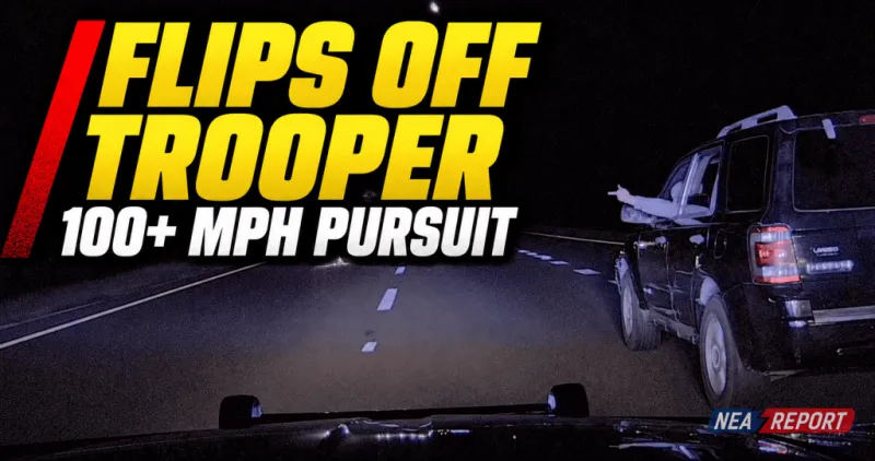 VIDEO: Trooper Ends I-40 Pursuit by Spinning SUV Into Guardrail