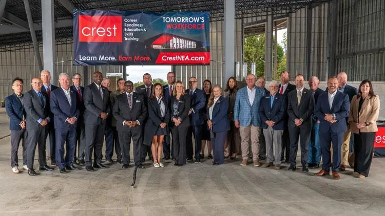 CREST Center Holds Construction Ceremony as Building Progress Continues
