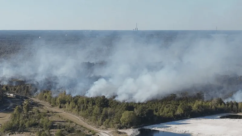 Businesses, homes impacted by wildfire near McFadden Road; confirmed as 90% contained