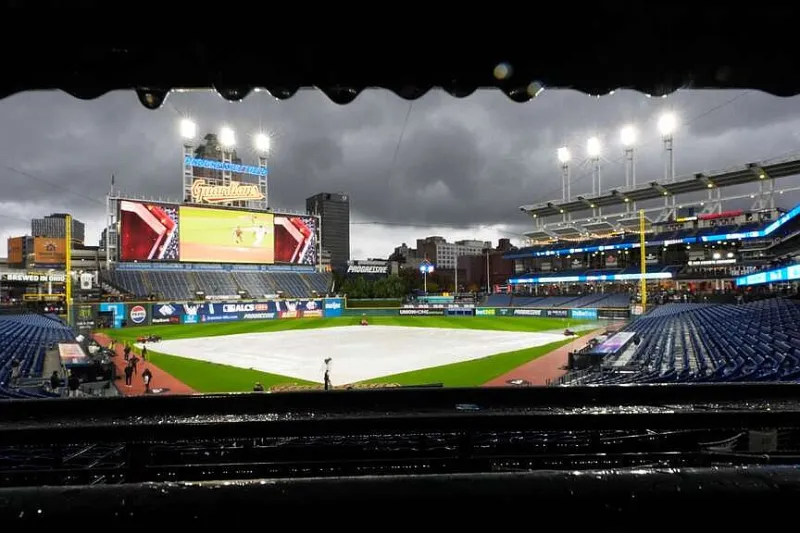 ALCS Game 4 postponed by rain; Rays and Guardians to resume series Saturday