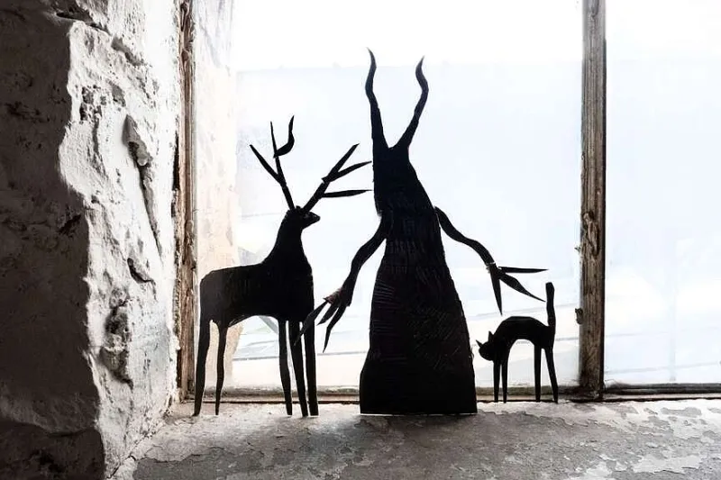Inside Madstone Maze: Cow bones, folklore and local art make a community-driven Halloween