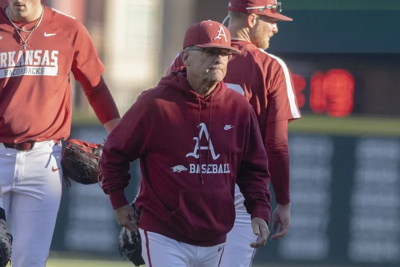 Dave Van Horn press conference: Arkansas baseball coach, players recap exhibition win vs. Dallas Baptist