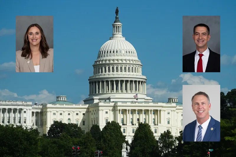 In Arkansas' U.S. Senate race, Tom Cotton has most cash on hand, while Hallie Shoffner leads in fundraising
