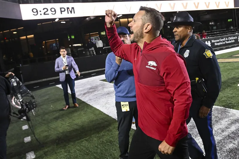 Grading Arkansas football in its Week 7 road victory at Vanderbilt