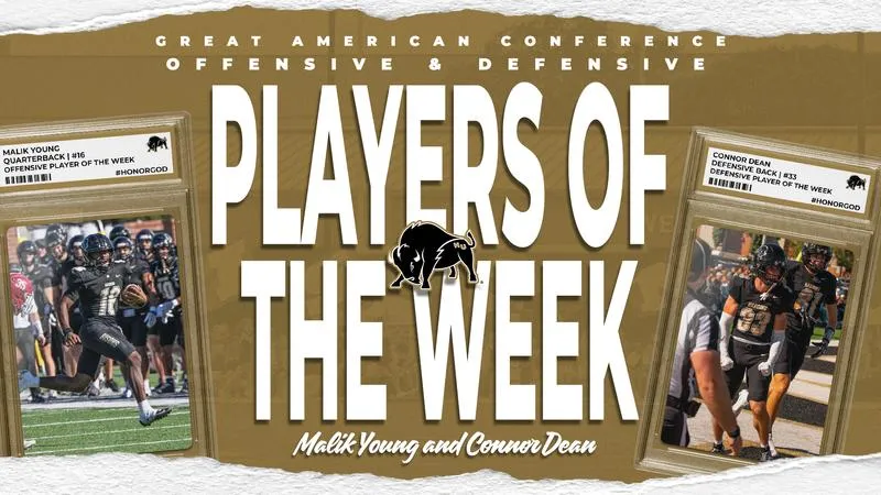 Young, Dean Snag GAC Weekly Football Honors Following Top-15 Rout