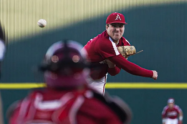 Arkansas baseball pitchers have fall success with sink