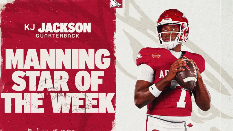 Jackson Named to Manning Award Stars of the Week List