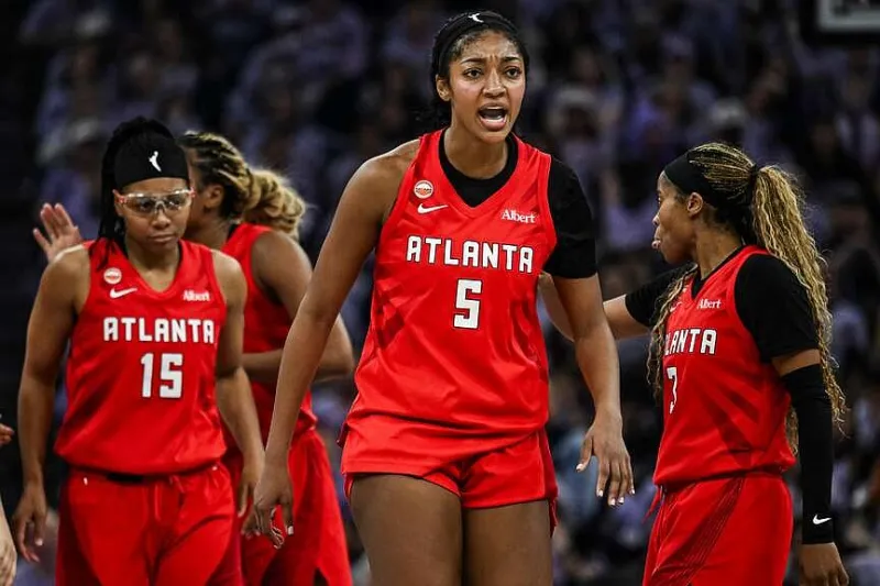 Angel Reese has 30 points, 16 rebounds as Dream beat Valkyries 79-65 to even WNBA Finals at 1-1