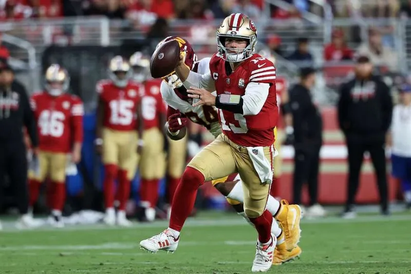 Purdy and the 49ers build a big lead and hold on to beat the Commanders 23-17