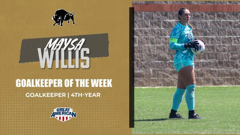 Willis Claims Third Straight GAC Goalkeeper of the Week Award