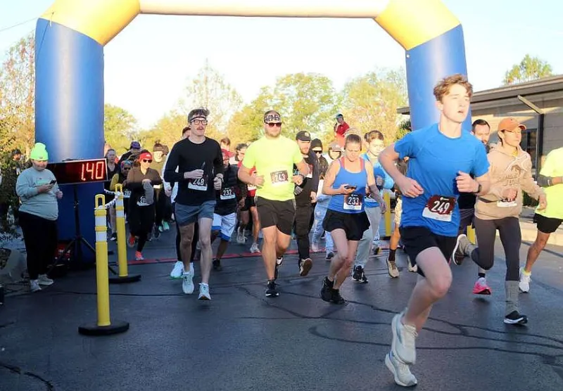 More than 100 run in Harvest Hustle; Race benefits Special Olympics