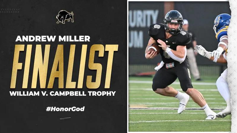 Harding's Andrew Miller Named Finalist for Prestigious 2026 William V. Campbell Trophy