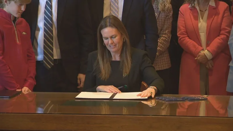 Gov. Sanders says executive order changed permit, approval process in Arkansas