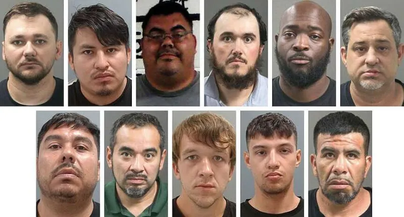 11 people arrested in online internet sting targeting online child predators