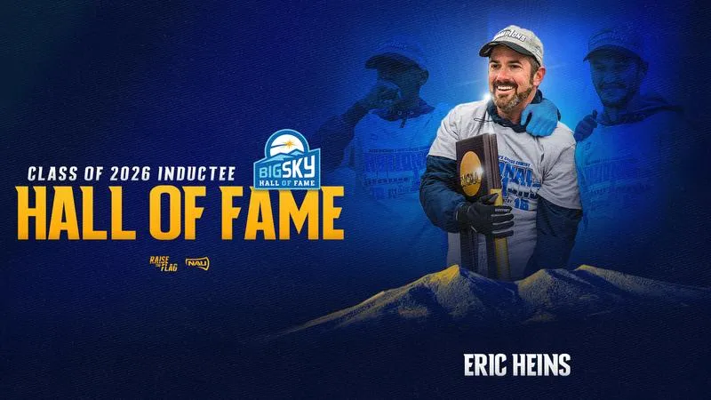 Eric Heins Becomes Eighth NAU Inductee into Big Sky Conference Hall of Fame