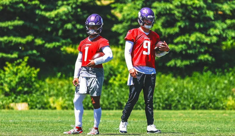 J.J. McCarthy Uses 'Classroom' Analogy to Describe Relationship With Kyler Murray