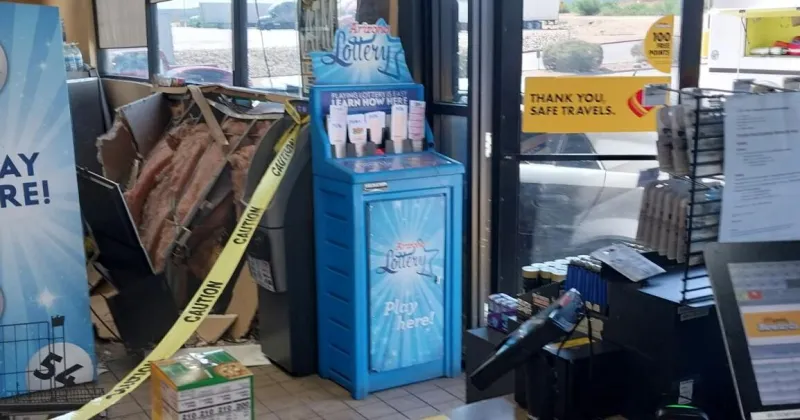 Car crashes into Love's Travel Stop near Interstate 40, DUI suspected
