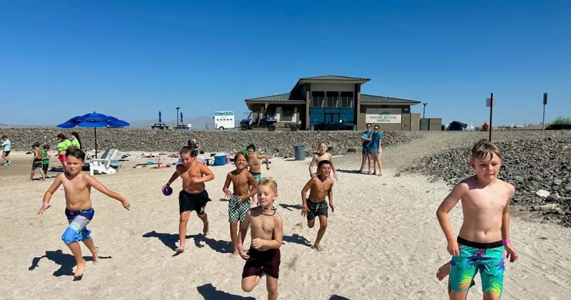 Summer fun: Parks & Recreation Sunshine Campers hit the beach