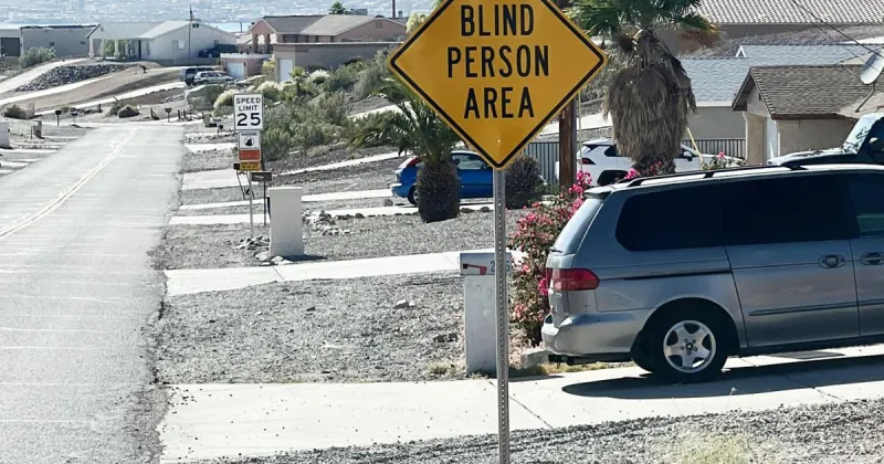 Havasu Tip List | How 'blind person area' signage works
