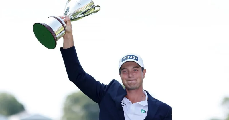 Viktor Hovland wins Travelers Championship after one-hole Monday playoff