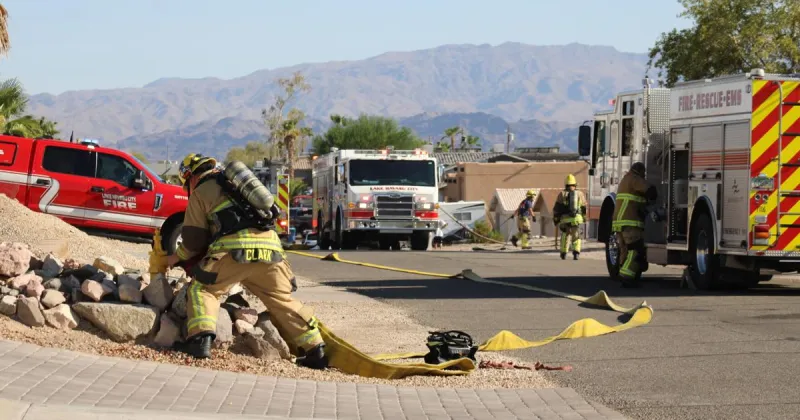 Residential fire breaks out along Beefeater Drive Thursday afternoon
