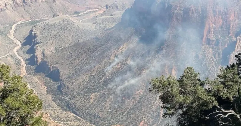 No growth of Cliff Spring Fire in Grand Canyon, park officials say