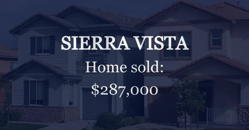 Sierra Vista: Single-family home goes for $287,000