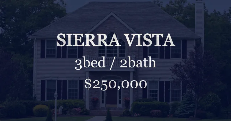 Single-family home sells in Sierra Vista for $250,000