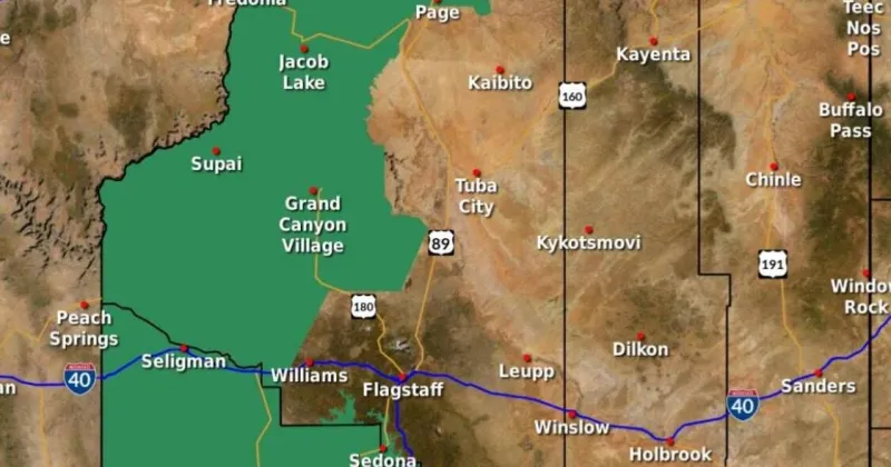Flood watch issued by NWS for parts of northern Arizona as thunderstorms arrive Thursday