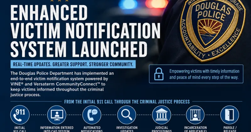 Douglas Police launch enhanced victim notification system