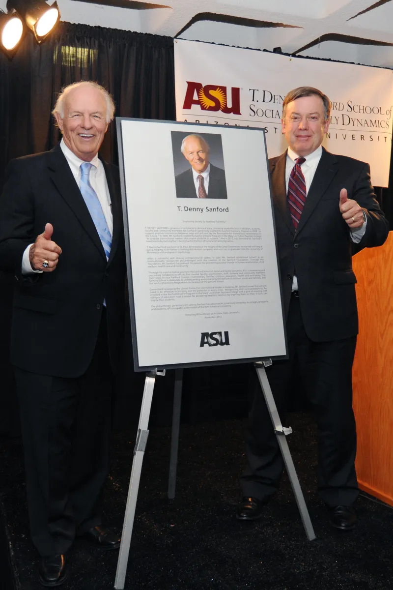 Child welfare advocate, longtime ASU supporter T. Denny Sanford dies at 90