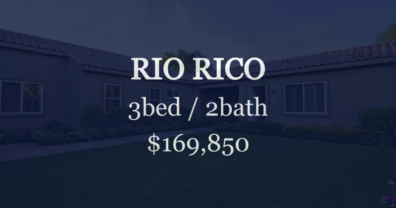 Single-family home sells for $169,850 in Rio Rico