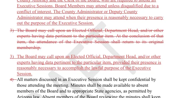 Supervisors revisit debate over who belongs behind closed doors