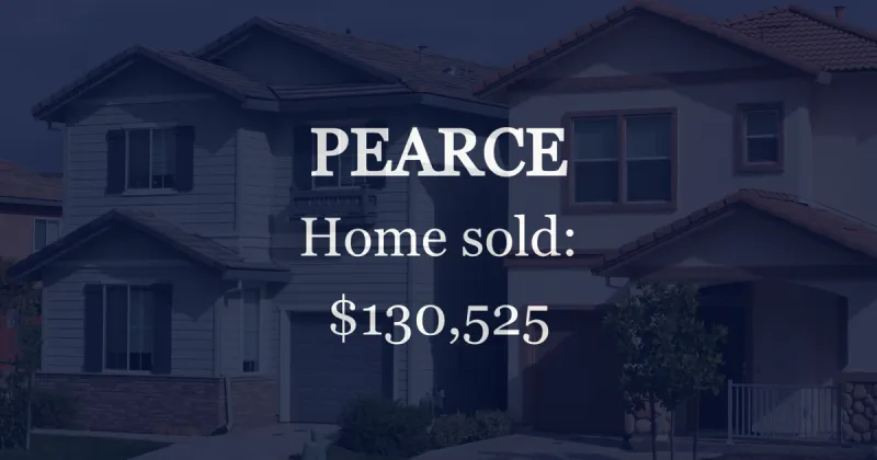 Condominium in Pearce goes for $130,525