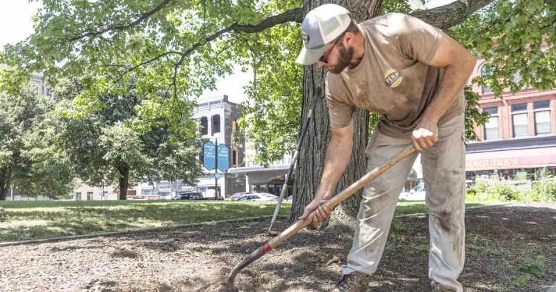 Beating the heat: How outdoor workers in Bloomington stay safe