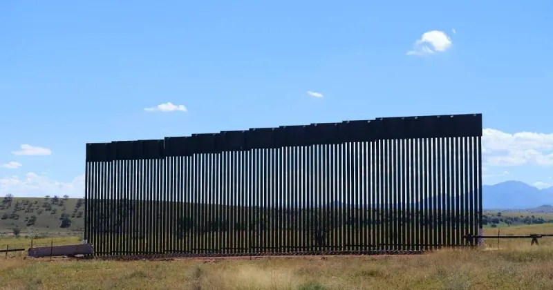 A new section of the billion-dollar border wall in Arizona is bent out of shape