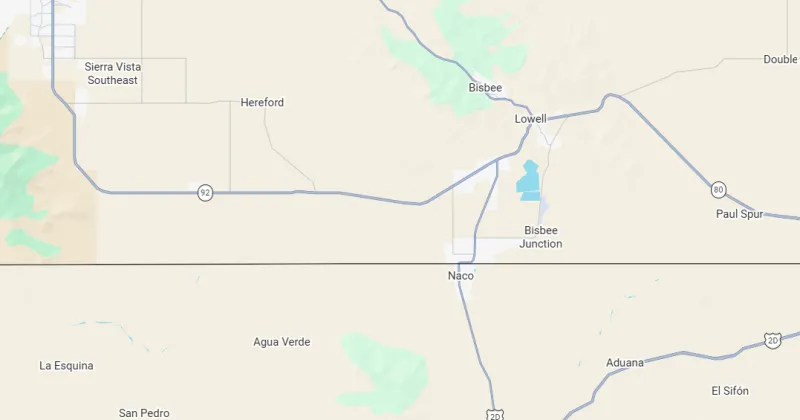 Hazardous train derailment spills chemical about 10--15 miles south Naco