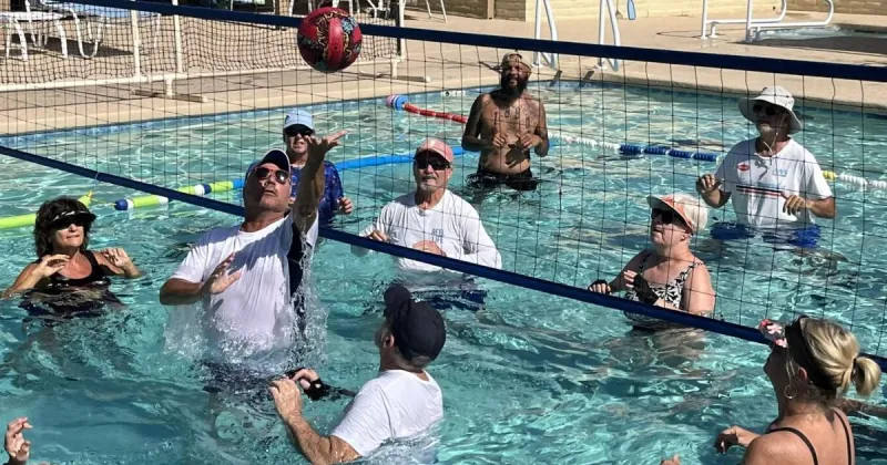 It's a good time: GVR water volleyball keeps players cool and connected