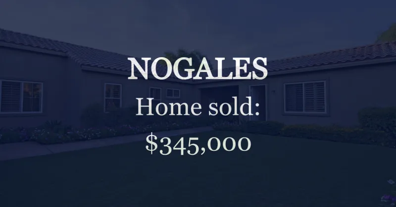 Single-family home sells in Nogales for $345,000