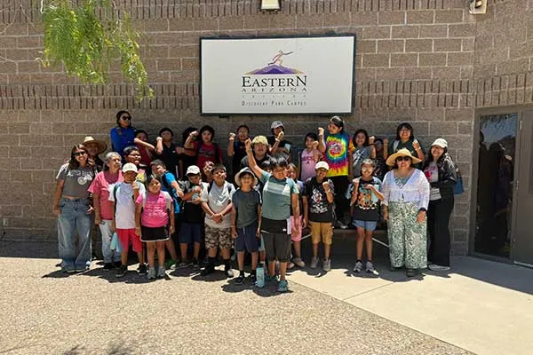 EAC Discovery Park welcomes San Carlos Forestry Natural Resource Youth Practicum