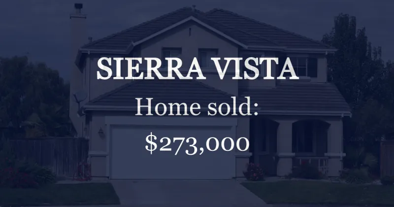 Single-family home sells in Sierra Vista for $273,000